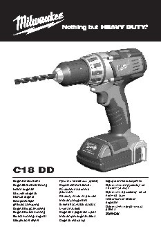 MILWAUKEE C18 DD