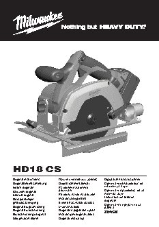 MILWAUKEE HD18 CS