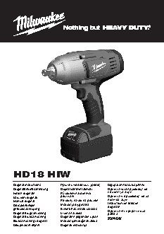 MILWAUKEE HD18 HIW
