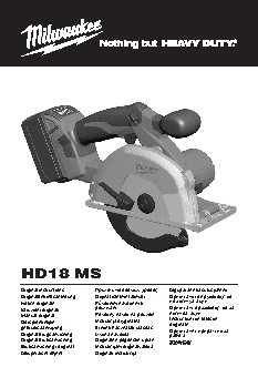 MILWAUKEE HD18 MS