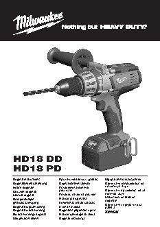 MILWAUKEE HD18 PD