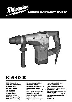 MILWAUKEE Kango 540 S