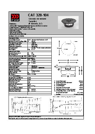MOREL Classic Advanced Tweeter CAT 328-104