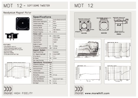 MOREL Tweeter MDT 12