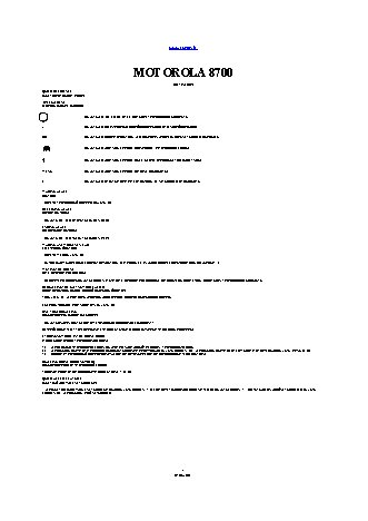 MOTOROLA 8700