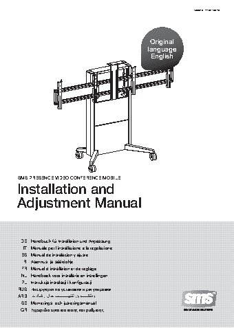 NEC Mobile Mount for Videoconferencing PDMVC