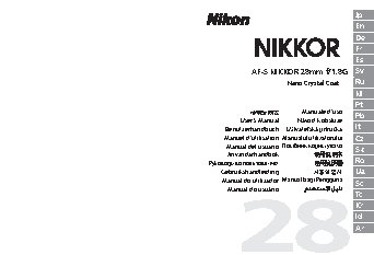NIKON AF-S NIKKOR 28mm f/1.8G