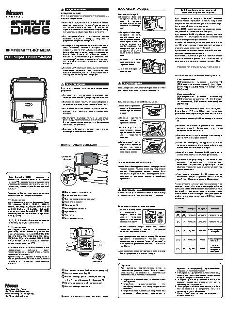 NISSIN Di466 for Canon