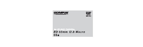 OLYMPUS ED 60mm f/2.8 M.Zuiko Digital Macro Micro Four Thirds
