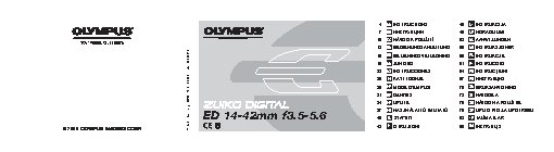 OLYMPUS ZUIKO DIGITAL ED 14-42mm 1 3.5-5.6