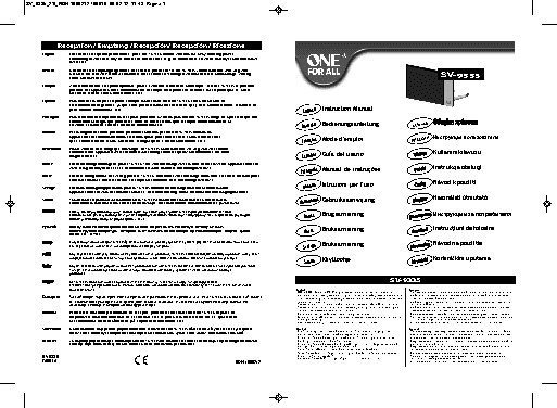 ONE FOR ALL SV9335 Full HD Indoor Antenna