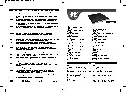 ONEFORALL SV9395 Full HD Design Line