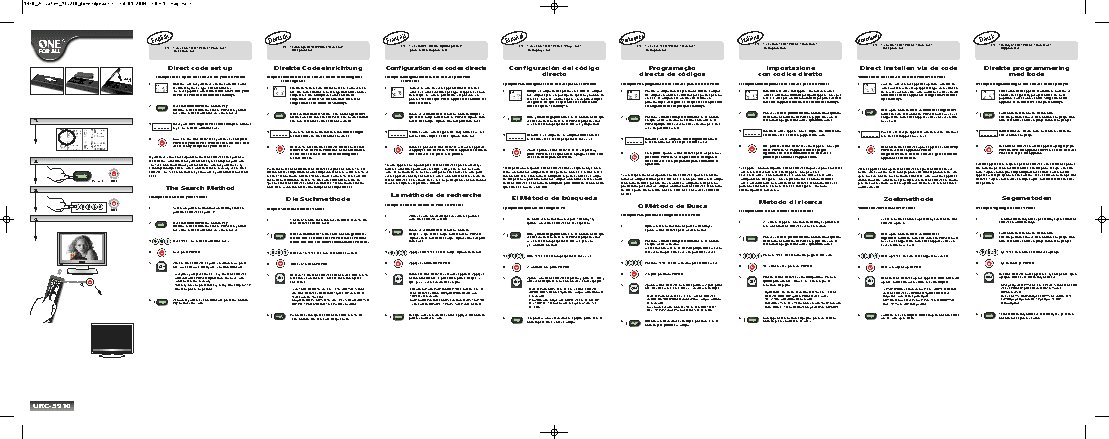 ONE FOR ALL URC 3910 Slim Line 1