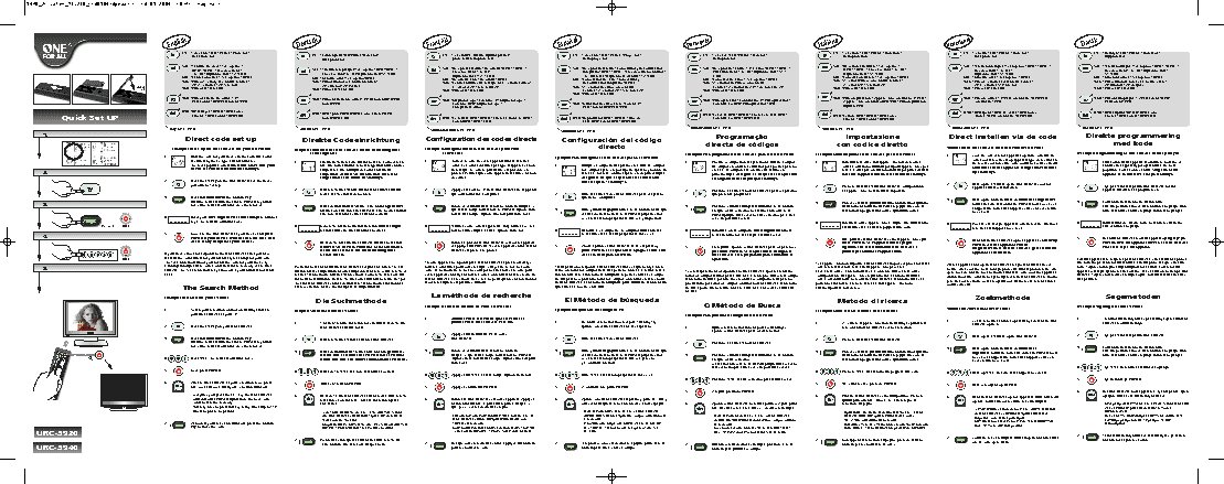 ONE FOR ALL URC 3940 Slim Line 4