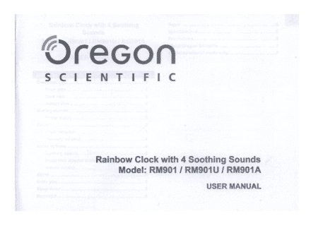 OREGON SCIENTIFIC RM901
