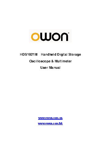 OWON HDS1021M