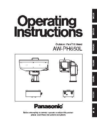 PANASONIC AW-PH650