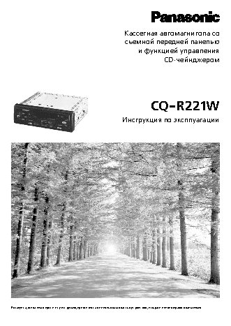 PANASONIC CQ-R221W
