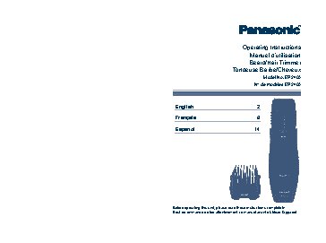 PANASONIC ER 2403-K520