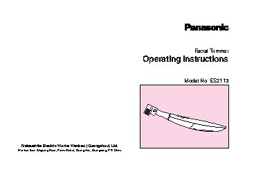 PANASONIC ES2113P520