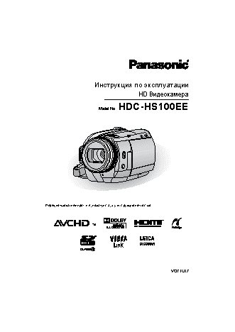 PANASONIC HDC-HS100