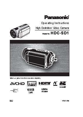 PANASONIC HDC-SD1