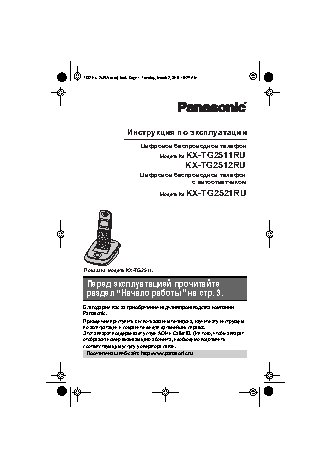 PANASONIC KX-TG2511RUT