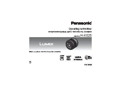 PANASONIC Lumix H-X025E 25mm f1.4 Leica DG