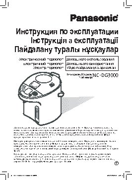 PANASONIC NC-DG3000WTS