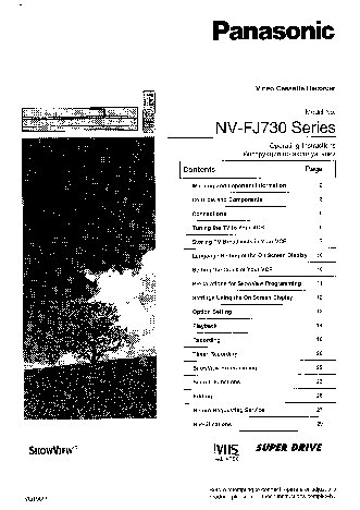 PANASONIC NV-FJ730EU(AU)