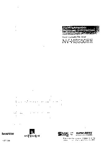 PANASONIC NV-HS950EE