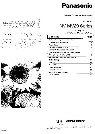 PANASONIC NV-MV20EE(GCU)