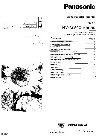 PANASONIC NV-MV40EE(GCU)
