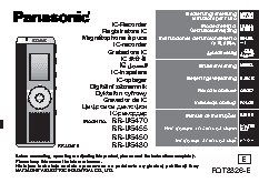 PANASONIC RR-US430E-H