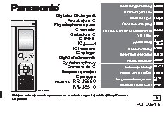 PANASONIC RR-US510