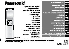 PANASONIC RR-US950 E-K