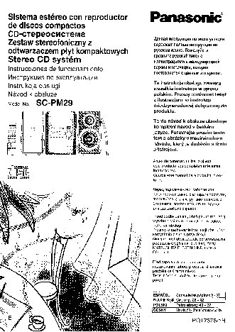 PANASONIC SC-PM29