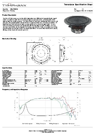 PEERLESS HDS Nomex 6.5 8 Ohm 830875