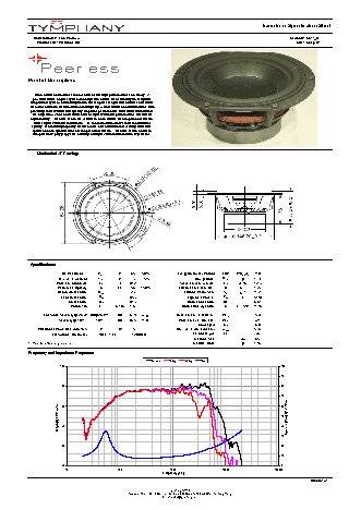 PEERLESS HDS PBB 6.5 8 Ohm 830874