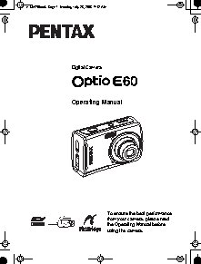 PENTAX Optio E60