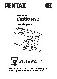 PENTAX Optio H90 EN