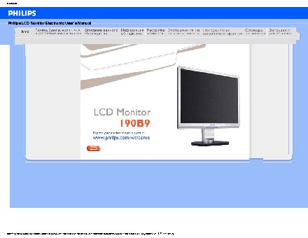 PHILIPS Brilliance 190B9CS/00