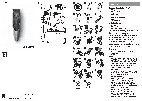 PHILIPS BT7210/15 Beardtrimmer series 7000