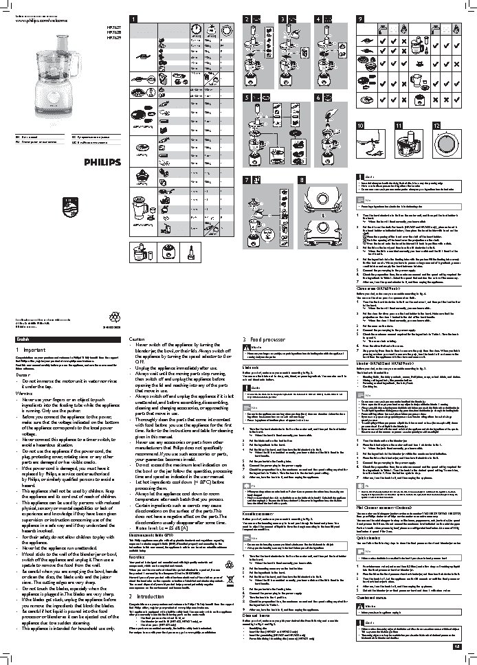 PHILIPS Daily Collection HR7627/00