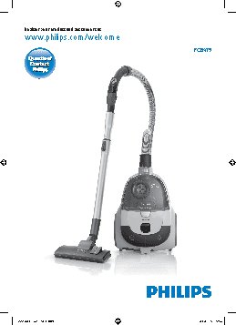 PHILIPS FC8479/01 PowerPro Compact васильковый