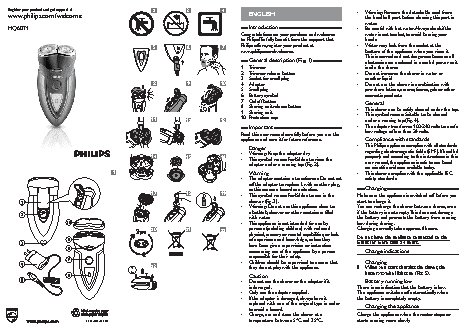 PHILIPS HQ6071/16 Reflex Action