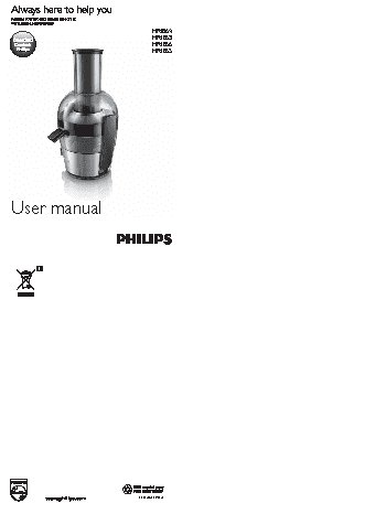 PHILIPS HR1863/00 Viva Collection