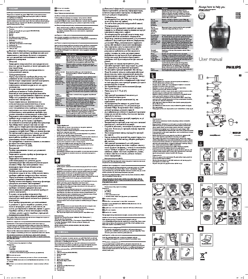 PHILIPS HR1864/00 Viva Collection