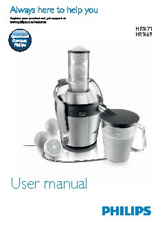 PHILIPS HR1869/00 Avance