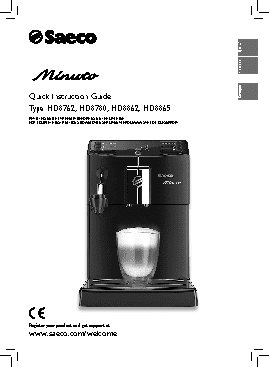 PHILIPS Saeco HD8665/09 Minuto